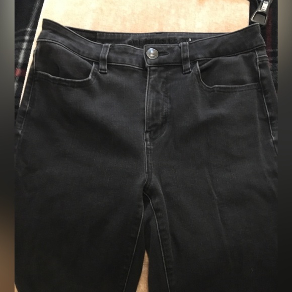 American Eagle The Dream Jean 8 x long black hi rise jegging - Picture 7 of 10